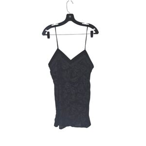 Adore Me Burnout Velvet Slip Dress‎ Nighty Sz M Sheer Velvet